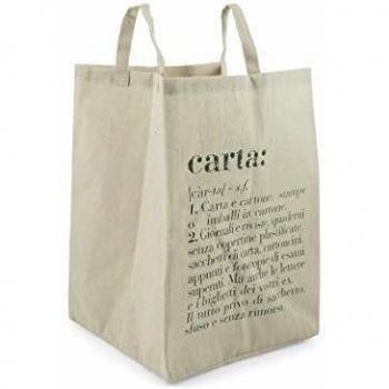 Villa d'Este Home Tivoli Victionary - Papelera, Color Blanco, Medidas: 30 x 43 cm.