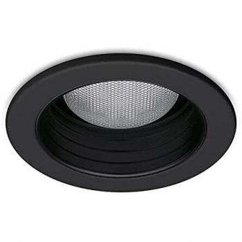 Indeluz Aro empotrable Negro para Bombilla Infrarrojos R125 MAX 250W 736A-G05X1B-02