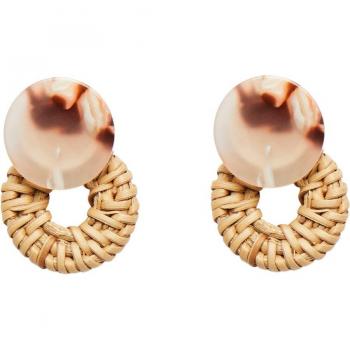 Pieces Bree Women's Earrings in Beige