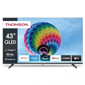 Televisor Thomson 43 QLED 4K Ultra HD Smart Google TV HDR10 con Triple Tuner y 2xHDMI 2.1