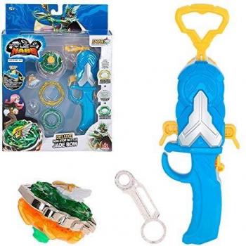 Infinity Nado - Peonza 5 Jade Bow con lanzador magnético giratorio