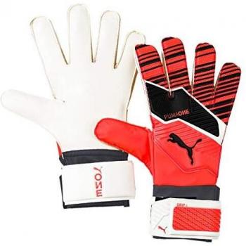 PUMA One Grip 4 Guantes De Portero, Adultos Unisex, Nrgy Red Black White, 9