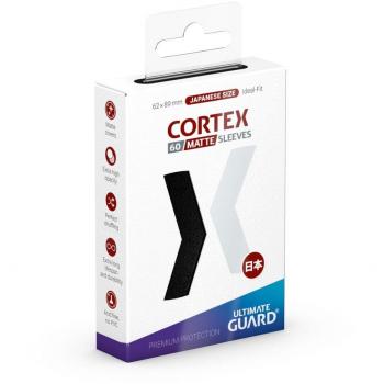 Ultimate Guard Cortex Sleeves Tamaño Japonés Negro Mate (60)