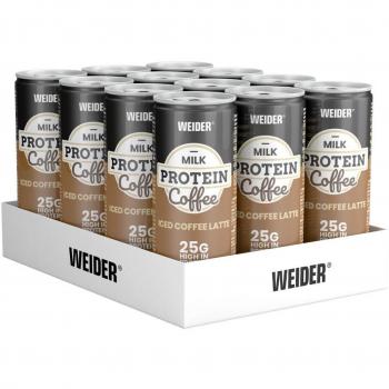 Weider - Milk Protein Coffee 250 ml - Delicioso café proteico listo para tomar