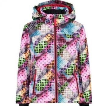 Chaqueta CMP con capucha para niño, color Begonia-Titanio, modelo de esquí infantil, talla 128