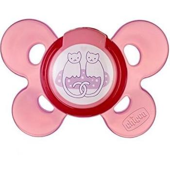Chicco Physio Chupete Comfort goma esterilizados Box X1 4M Rose
