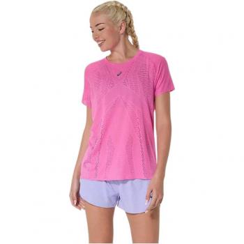 Camiseta Asics Metarun Rosa Mujer Talla XS