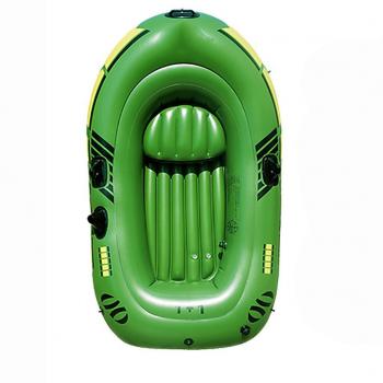 Piragüismo Buque de asalto Doble con capucha Bote de goma Más grueso Bote inflable Barco de pesca Inflador manual incorporado