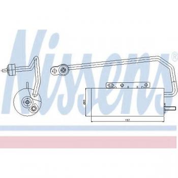 Secadora de aire acondicionado NISSENS 95409, tipo de producto: secadora, características: modelo NIS 95409