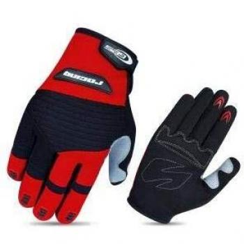 GES Guantes Largos Racing Rojo-Negro - Talla: L