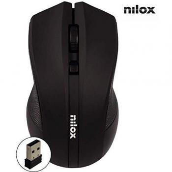 Nilox Wireless Mouse 1600DPI, Black