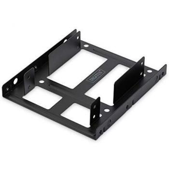 DIGITUS  Da-70431 - Adaptador Bahía, 2 X 2.5 A 3.5 Genérico, Negro