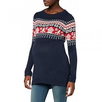 MAMALICIOUS Mlcrista L/s Knit Top suéter, Multicolor