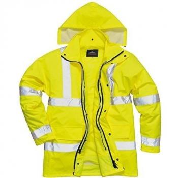 Portwest Hola Vis 4 en 1 para hombre de la chaqueta Trafic - Peque - Yellow - XL
