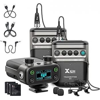 Xvive U5T2 - 2x TX 1x RX 2x Lavalier Omni Microphone