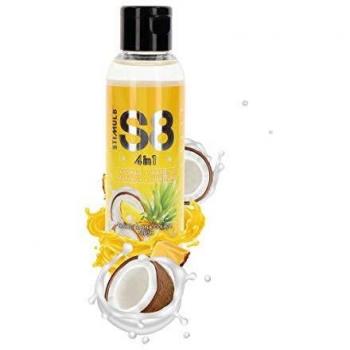 Stimul8 129410 Lubricante S8 4-In-1 Dessert, 125ml, Piña