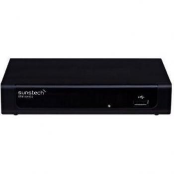 TDT Sunstech DTB100HD2BK con HDMI, Grabación y Reproducción USB 2.0, Generación DVB-T2