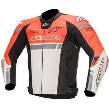 Alpinestars Chaqueta moto Missile Ignition Lt Jacket Tech-air Compatible Red Fluo White Black, RED/FLUO/WHITE/BLACK, 56