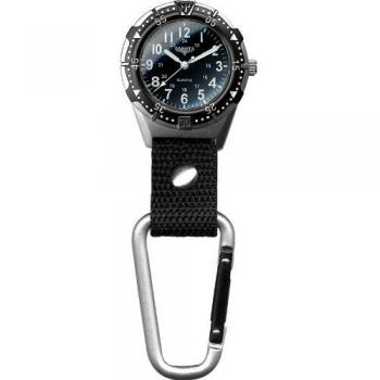 Dakota Lightweight Waterproof Luminous Carabiner Watch with Nylon Strap for Outdoor Activities