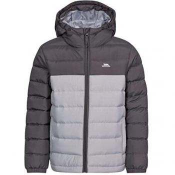 Chaqueta Acolchada Oskar para Hombre - Negra/Gris - Talla Regular 36