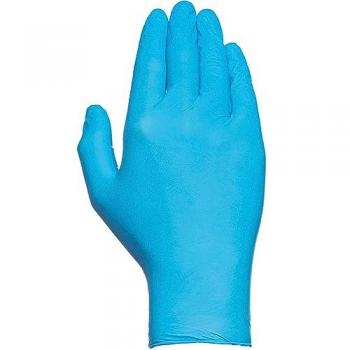 Guantes Desechables de Nitrilo Azul Sin Polvo Talla L JUBA Caja 100 Unidades