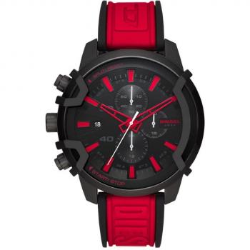 Diesel DZ4530 Griffed Chronograph Red Silicone Men's Watch