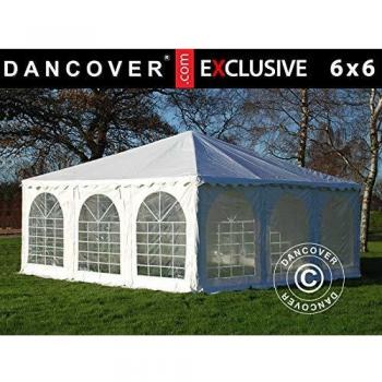 Carpa Pagoda Exclusiva 6x6m PVC Blanca