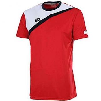 John Smith ACIS Camisetas, Niños, Rojo/Blanco, 4XS