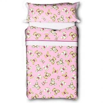 Burrito Blanco - Funda nórdica 149 Rosa de cama de 90x190/200 cm