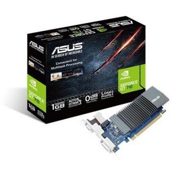 ASUS Nvidia GeForce GT 710 GT710-SL-1GD5 1 GB GDDR5 PCI Express Graphics Card - Black