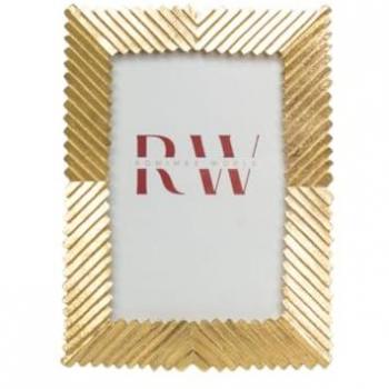 Marco de Fotos Romimex Dorado Resina 10 x 15 x 2 cm