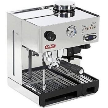 Lelit PL042TEMD Anita, máquina prosumer con Molinillo de café Integrado y Termo PID para gestionar la Temperatura, 1000 W, 2.7 litros, Acero Inoxidable, Plata