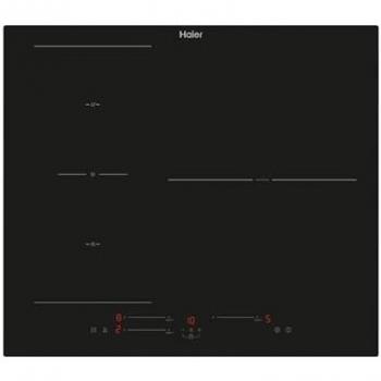 Placa de Inducción Haier 3 Zonas + Zona Flex, Temporizador, 59 cm, 9 Niveles de Potencia