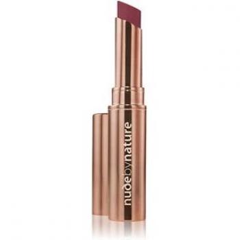 Barras de labios Nude by Nature - Creamy Matte Lipstick 2.75 g Nr. 9 - Roseberry, textura de crema con efecto mate