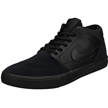 Nike SB Portmore II Solar Mid, Zapatillas de Skateboarding Unisex Adulto, Negro