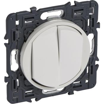 Interruptor Va y Viene con Poussoir Inversor Completo Legrand Céliane 6A Blanco