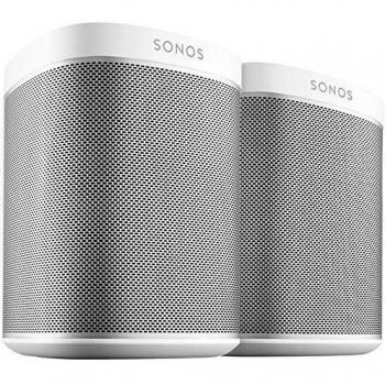 Sonos PLAY1 - Pack de 2 altavoces, color blanco