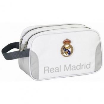 Safta 311281 Real Madrid Neceser, Color Blanco y Gris