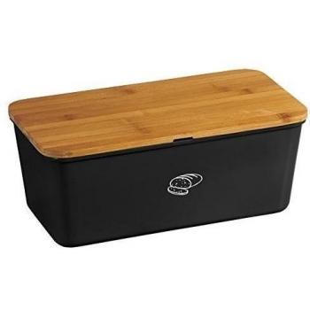 Kesper Brotbox - Panera para guardar el pan y para cortarlo