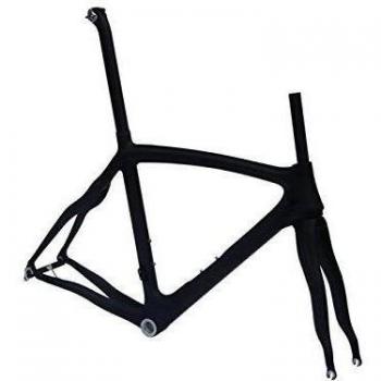 Carbon Mate Bicicleta de carretera 700 C, cuadro: 56 cm Marco Tenedor abrazadera de tija de sillín Auriculares