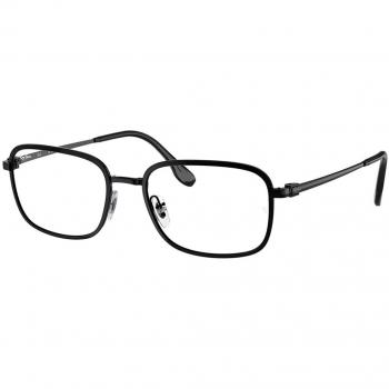 Ray-Ban Gafas Graduadas RX 6495 2509 Ajuste Asiático para Hombre Negras con Lentes Recetados de 52 mm