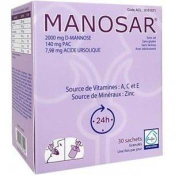 Manosar 30 Sobres de Suplemento Natural para la Salud Digestiva