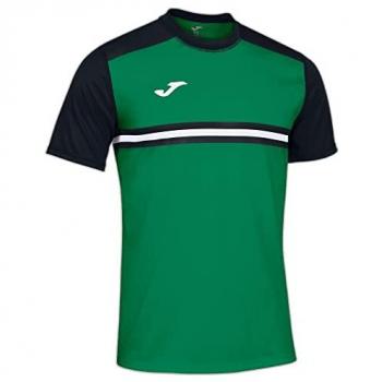 Camiseta Manga Corta Hombre Hispa IV Verde Negro Joma