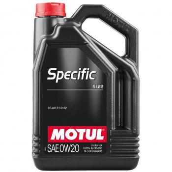 Aceite de motor MOTUL Specific 5122 0W-20 para LAND ROVER y JAGUAR - 5 Litros