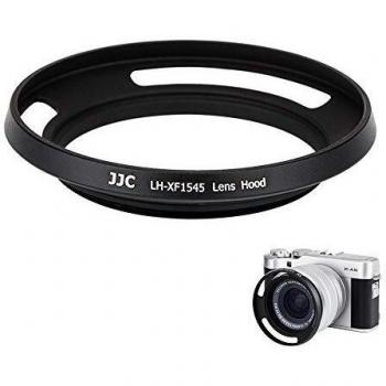 JJC - Parasol para lente compatible con Canon EF 40 mm F2.8 STM, FUJIFILM Fujinon XC 15-45 mm F3.5-5.6 OIS PZ