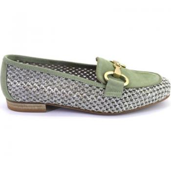 Mocasines de mujer SALONISSIMOS ERICA C.22 color verde 523