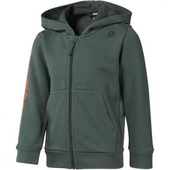 Chaqueta Deportiva para Niños Reebok Elements Full Verde