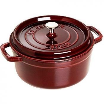 Staub 4 Quart Round Cocotte, Grenadine by Staub