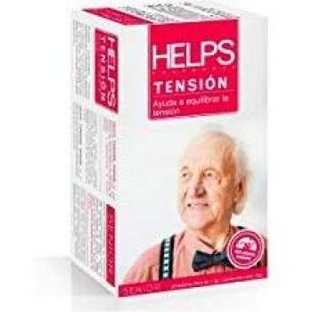 HELPS INFUSIONES - Infusión De Olivo, Flores De Azahar, Tila Y Cola De Caballo Para Mejorar La Tensión Arterial. Helps Tensión. Caja De 20 Bolsitas.
