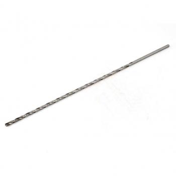 sourcing map Fresadora helicoidal de vástago recto de 4 mm x 250 mm para taladro eléctrico
